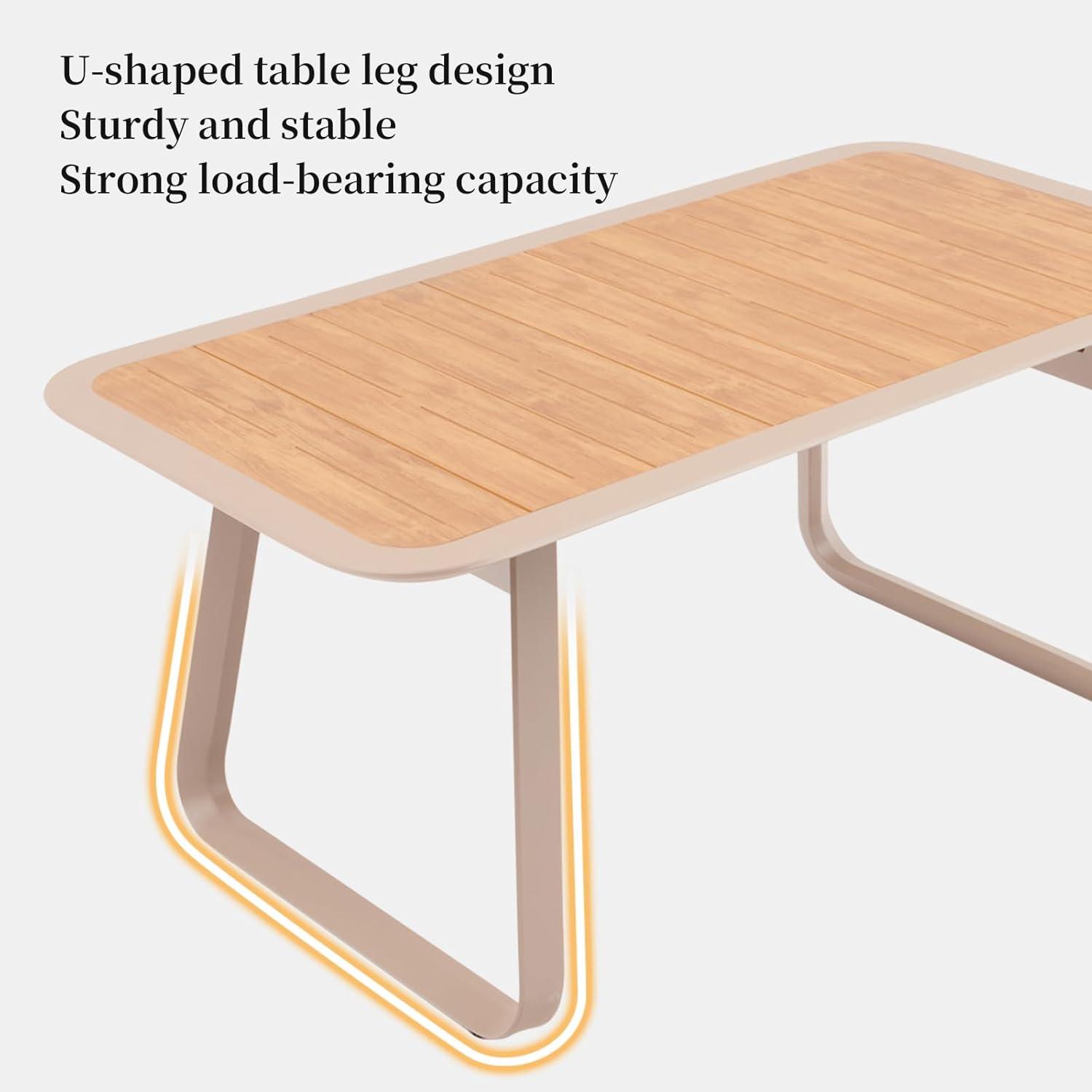 Outdoor Patio Bar Table Set Aluminum Frame Patio Bar Height Bistro Furniture Set w/Chairs and Plastic Wood Tabletop