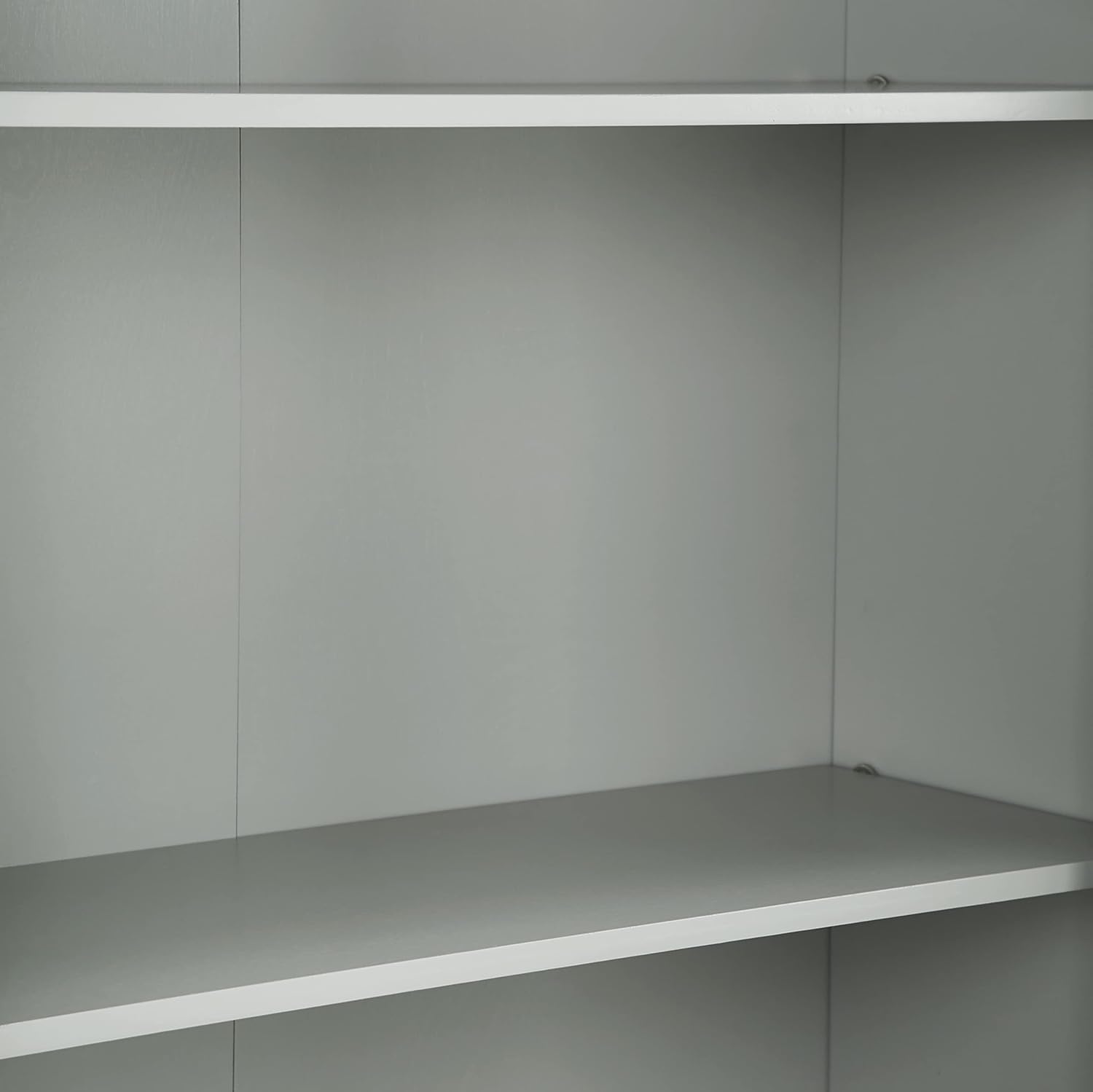 Over The Toilet Storage Cabinet and Bathroom Organizer with Shelves, Gray