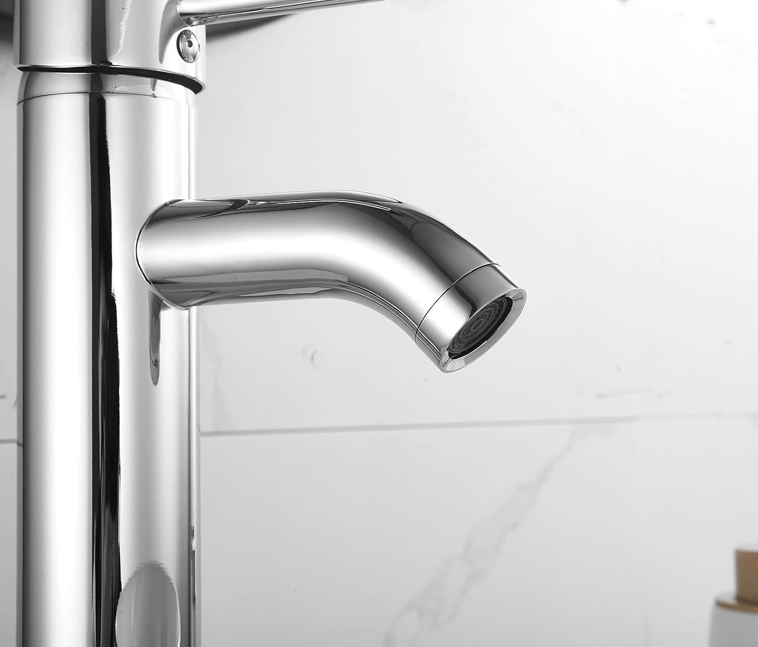 Bathroom Vessel Sink Faucet Chrome Sink Bowl Faucet Tall Brass Single Handle One Hole Aerator Spout Lavatory Vanity Basin Mixter Tap