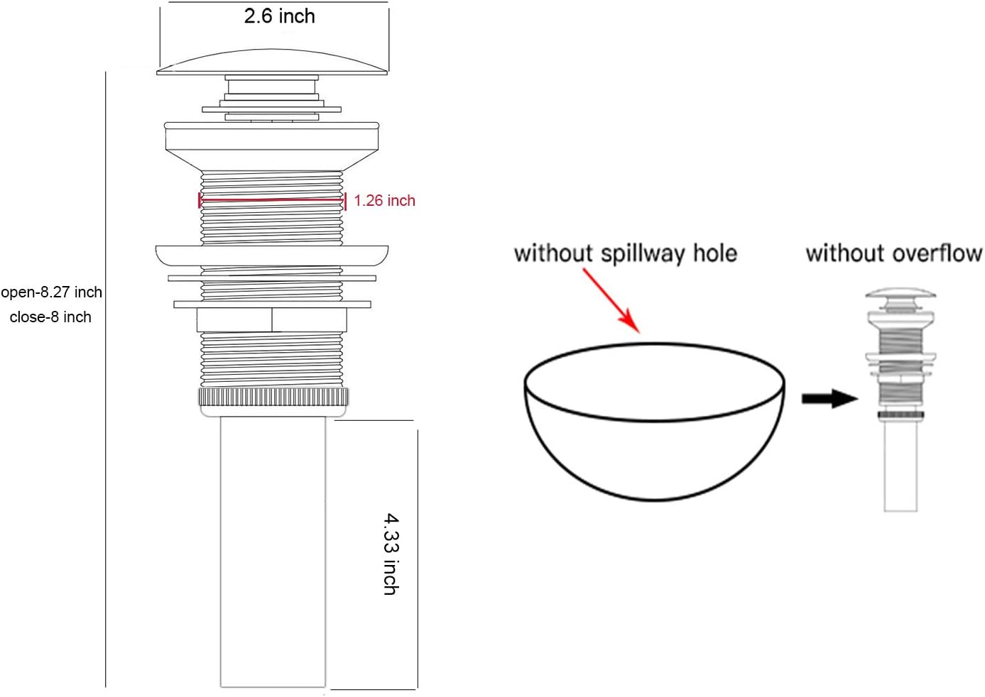 Bathroom Vessel Sink Faucet Oli Rubbed Bronze Sink Bowl Faucet Tall Single Handle One Hole Vanity Lavatory Basin Mix Tap Deck Mount Supply Lines Hose with Pop Up Drain Assembly