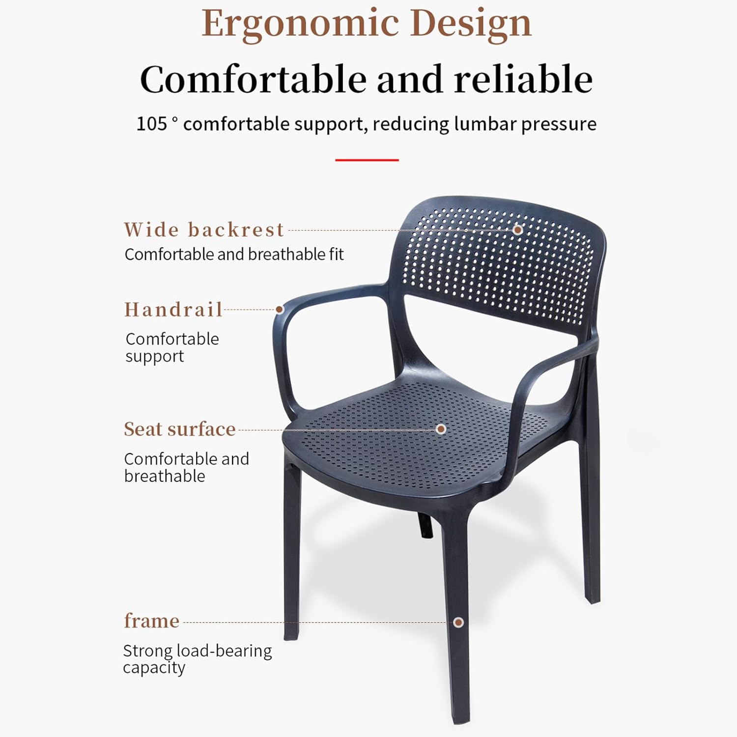 Patio Dining Set Outdoor Furniture Set Aluminum Frame Slate Table and PVC Chairs Outdoor Table and Chairs Set for Outsides