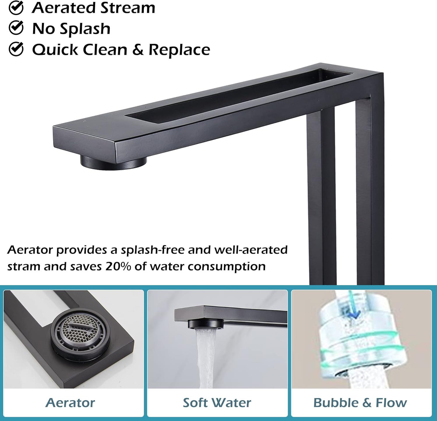 Bathroom Sink Faucet Widespread Black Bathroom Faucet 3 Hole 2 Handles Faucet for Bath Sink Hollow Out Design Modern Vanity with Water Supply Lines Bathtub 8-16inch Mixer Tap