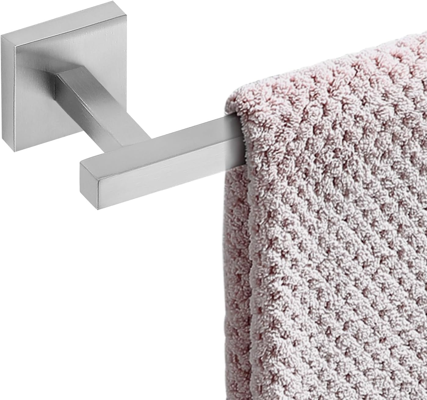 18.5 Inch Towel Rack Bathroom, 304 Stainless Steel Bathroom Accessories Wall Mounted, Total Length 20.5 Inch, Brushed Nickel