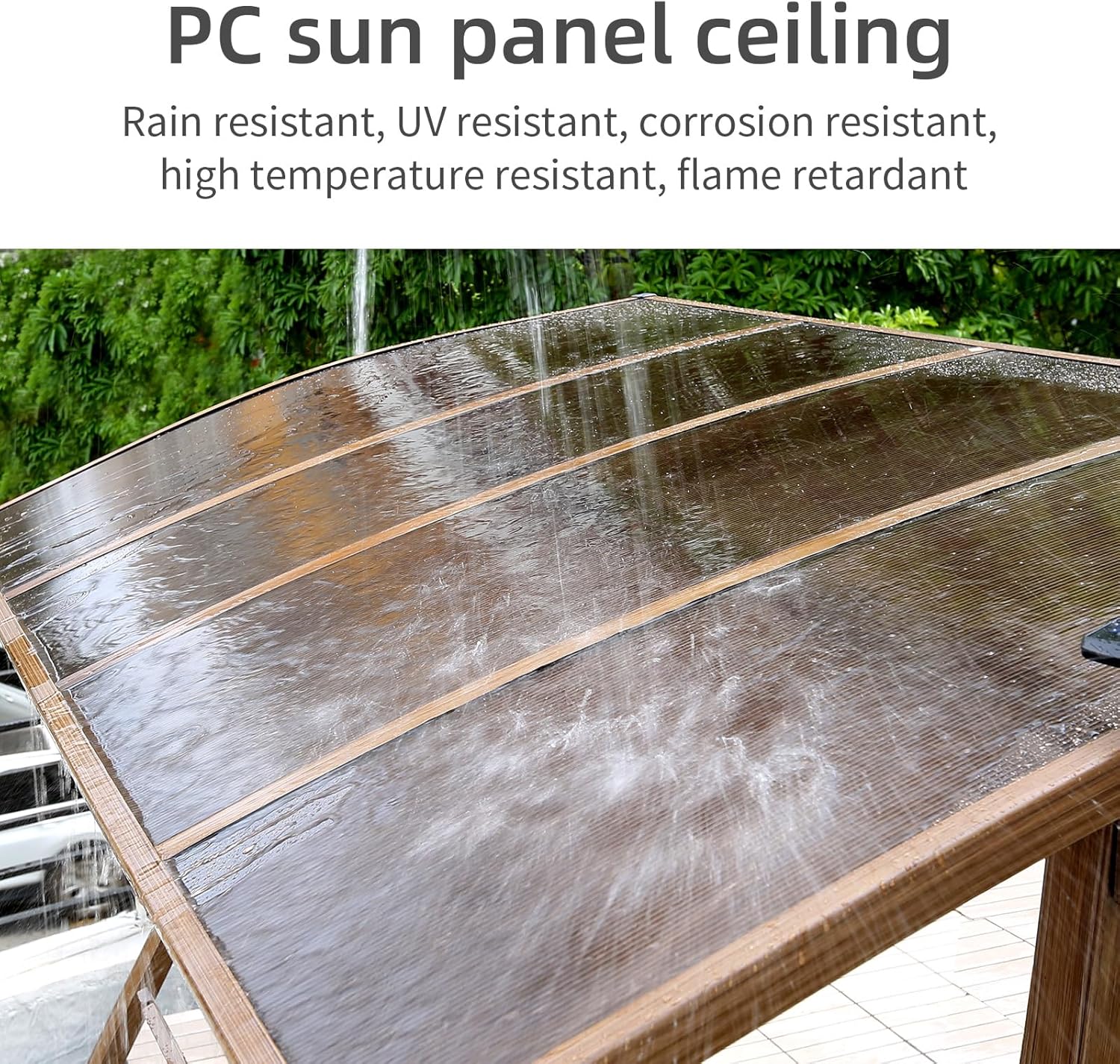 Solar Outdoor Porch Swing with Adjustable Canopy 2/3-Seat Patio Swing Chair Bench