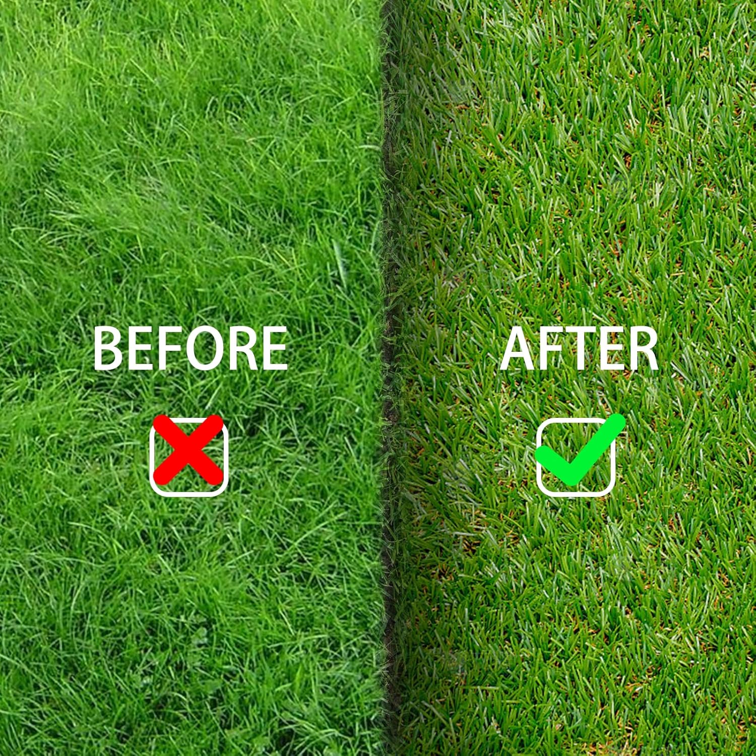 Grass Cutter Tool, Manual Weed Cutter with Hardwood Handle, 41 Inches