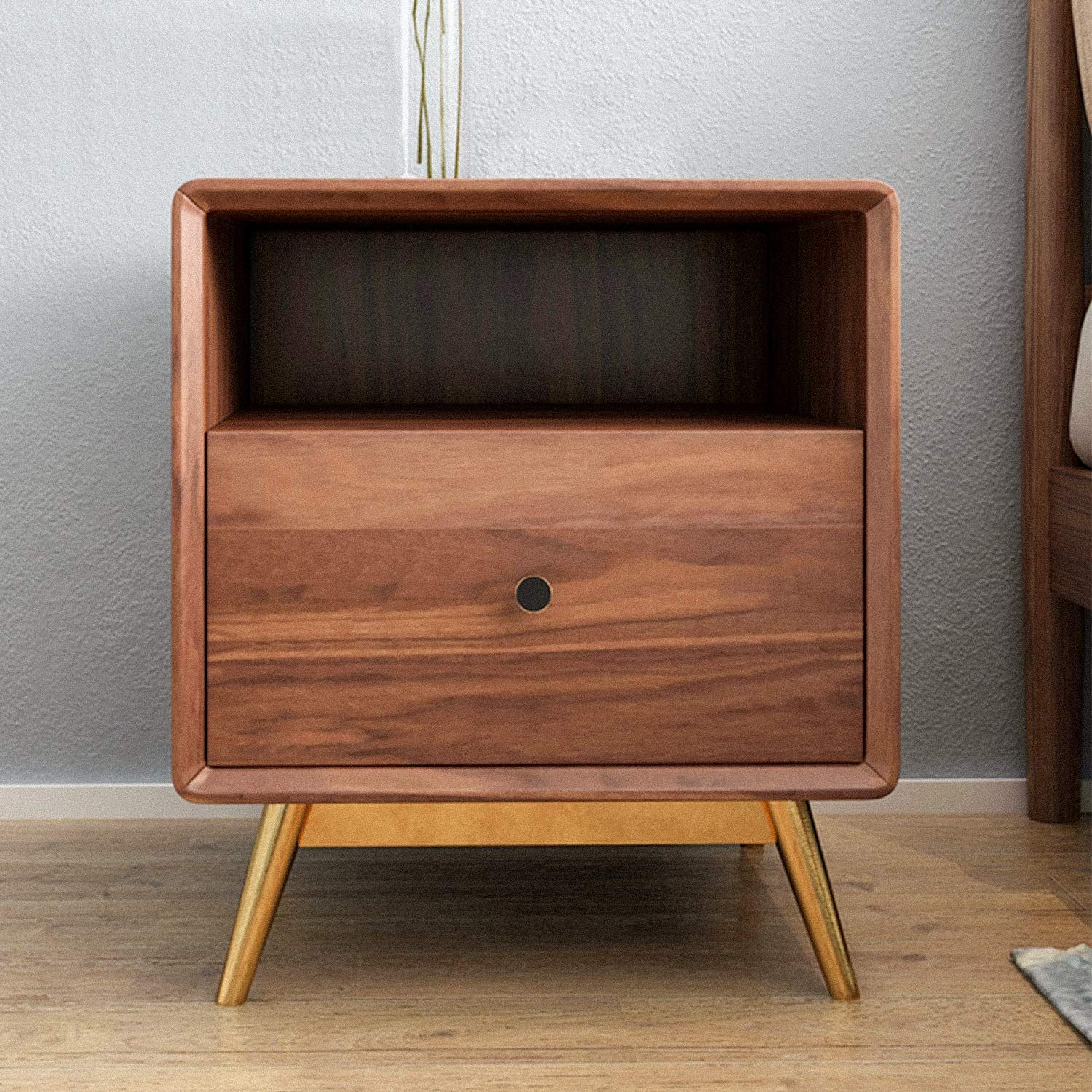 8Pcs 0.79"x0.98" Solid Brass Dresser Drawer Knobs and Pulls Black Cabinet Pulls Furniture