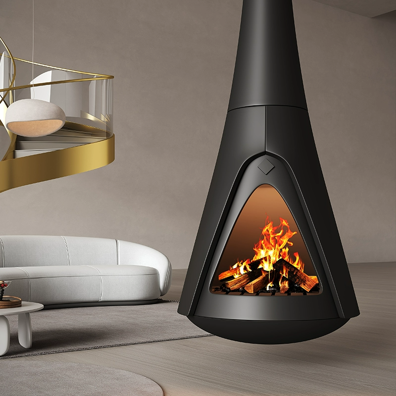 Luxury Indoor Hanging Fireplace Shine 6-Hearthartsinn