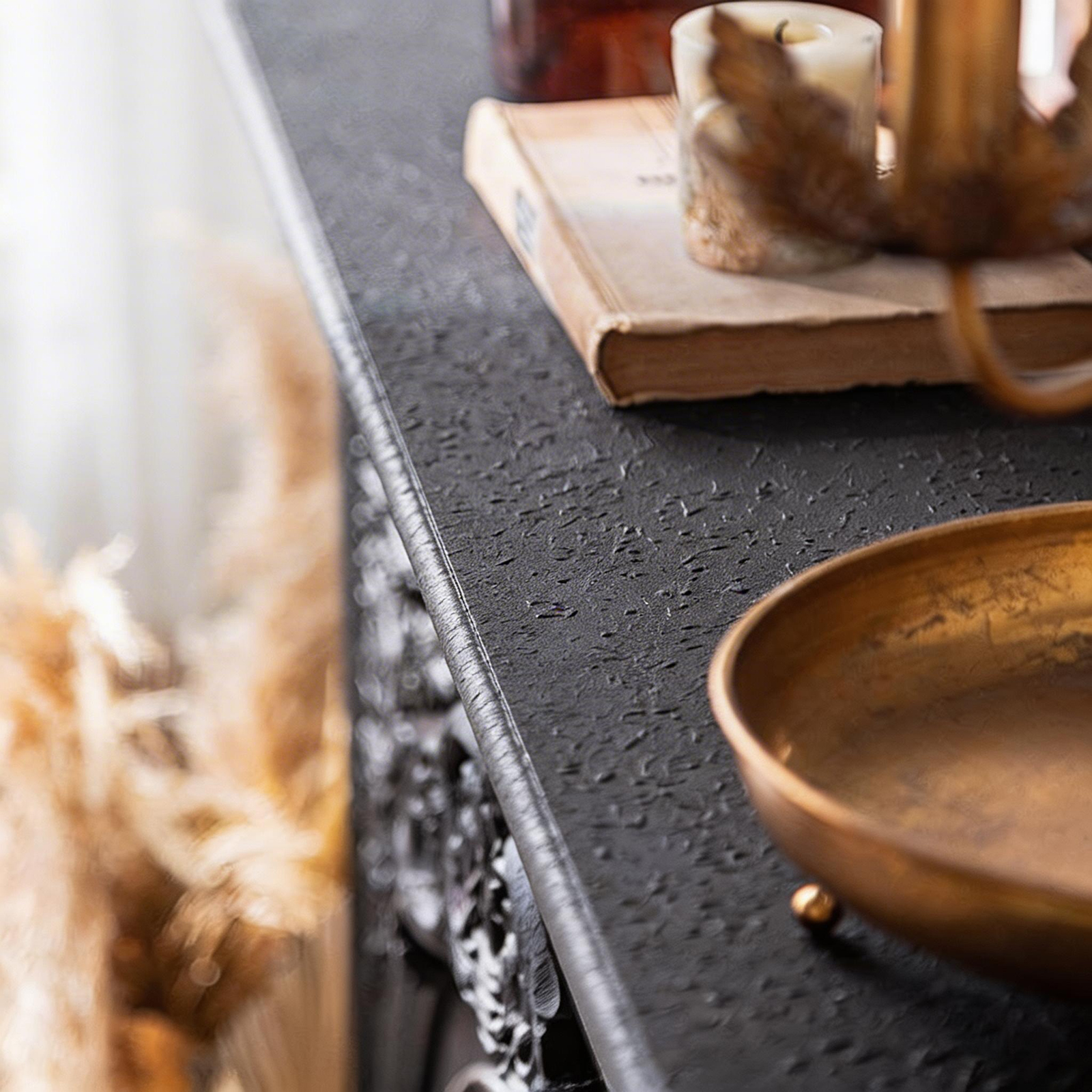 American Vintage Carved Electric Fireplace with Realistic Flame Aurora 7