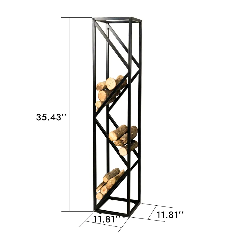 Vertical Firewood Rack-Hearthartsinn