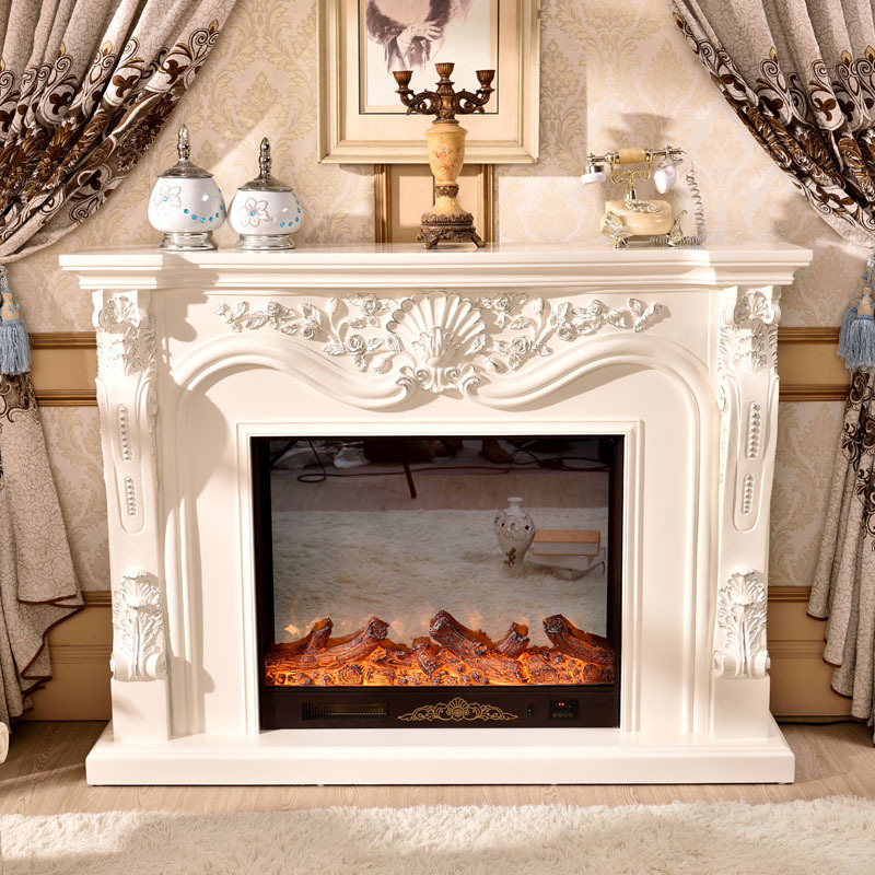 European style fire simulation electronic heating fireplace-Hearthartsinn