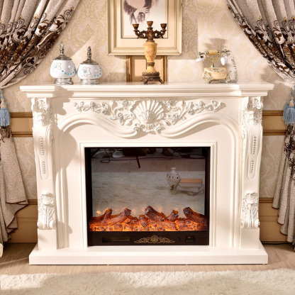 European style fire simulation electronic heating fireplace-Hearthartsinn