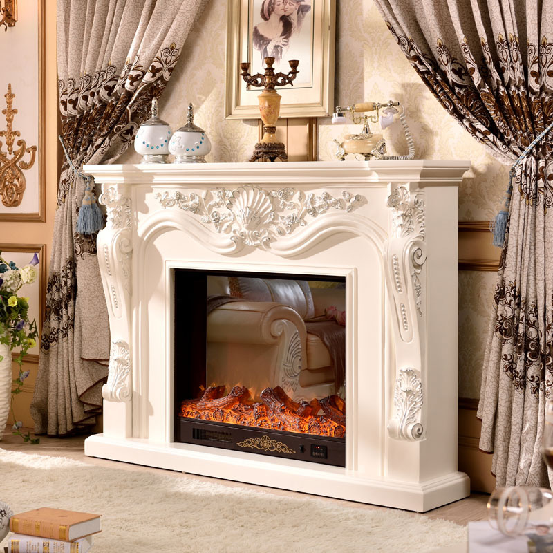 European style fire simulation electronic heating fireplace-Hearthartsinn