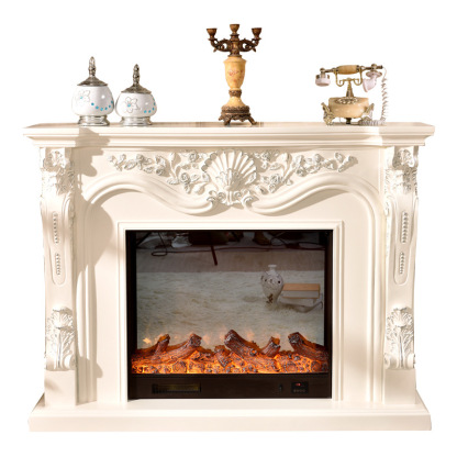 European style fire simulation electronic heating fireplace-Hearthartsinn