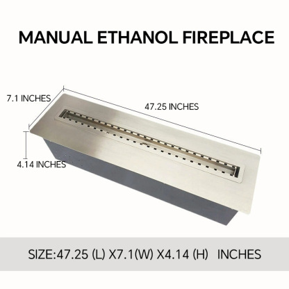 Bioethanol Real Fire Fireplace Core Ember 6-Hearthartsinn