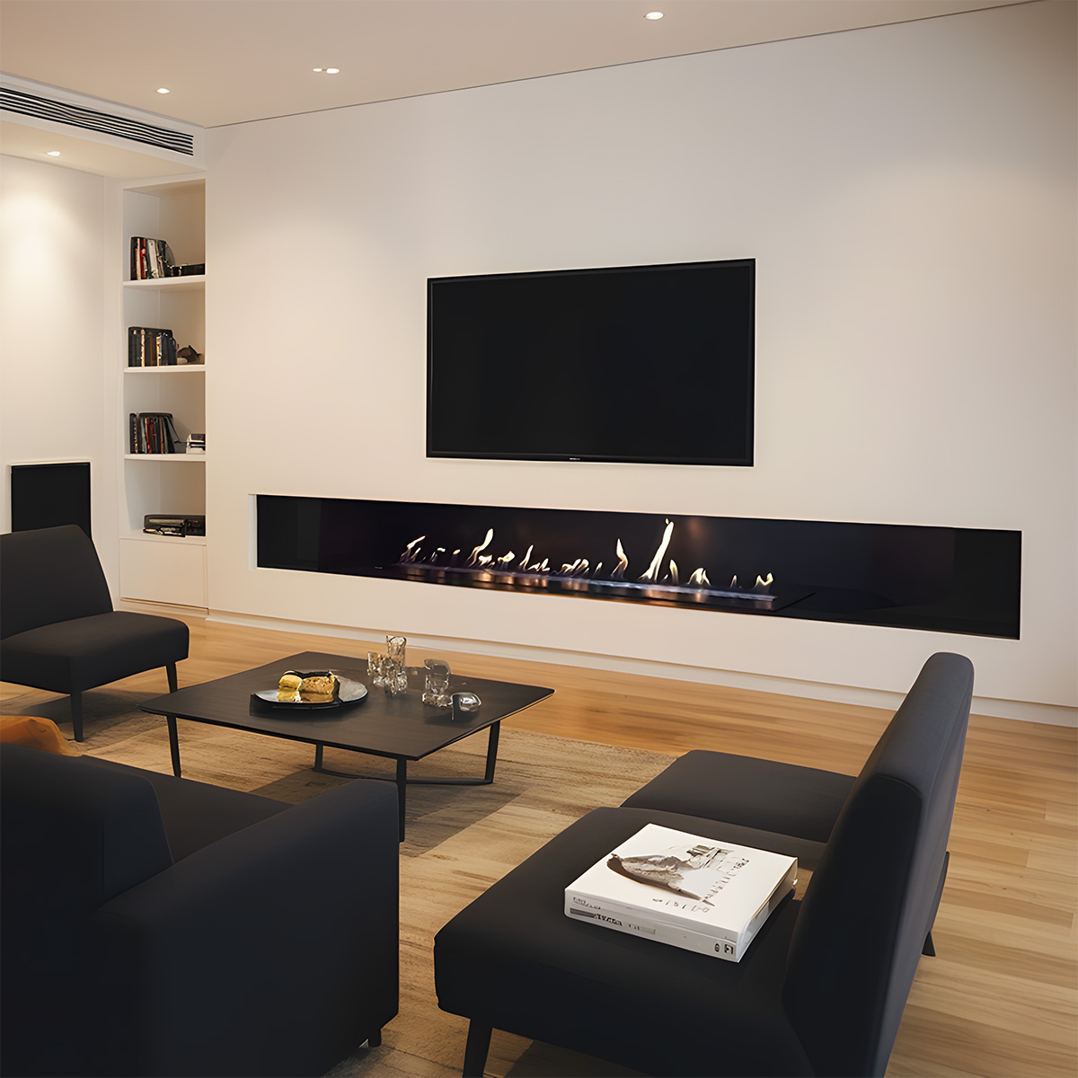 Bioethanol Real Fire Fireplace Core Ember 6-Hearthartsinn