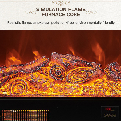 Simple French Electronic Fireplace Aurora2-Hearthartsinn