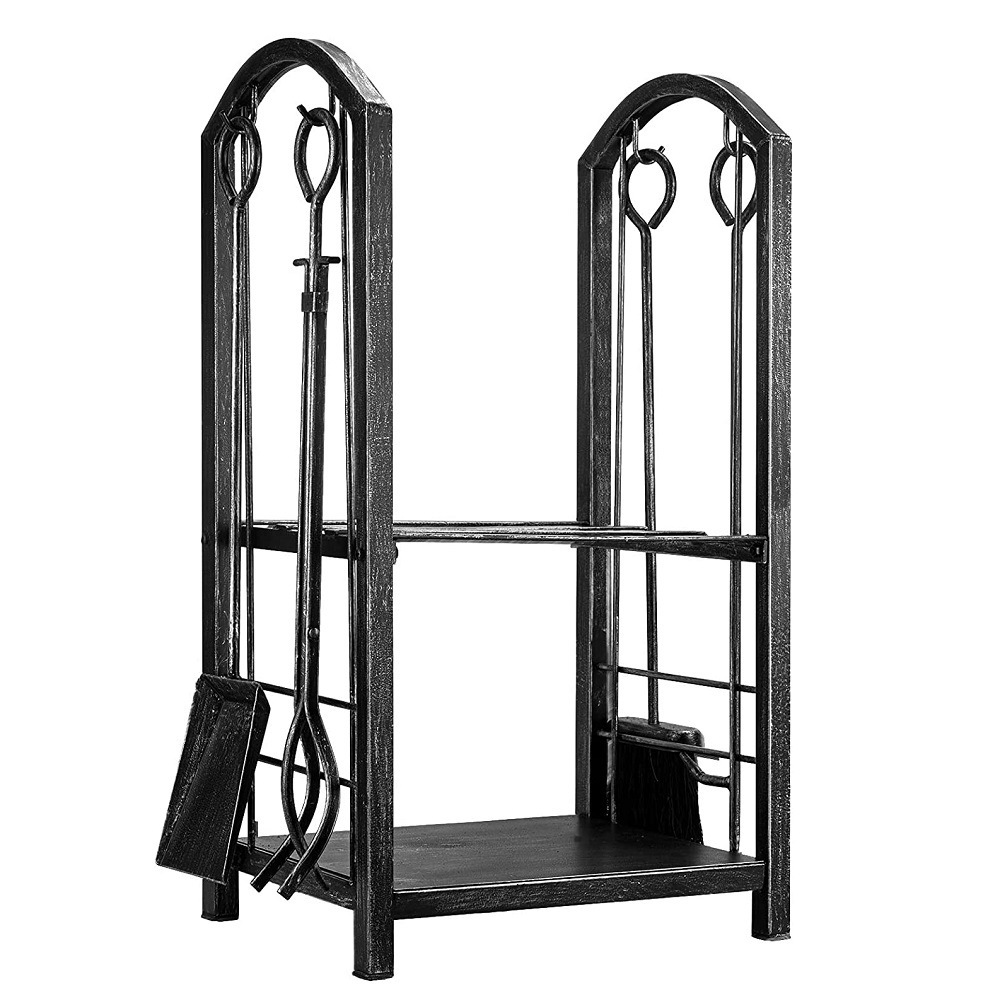 European-Style Metal Firewood Rack-Hearthartsinn