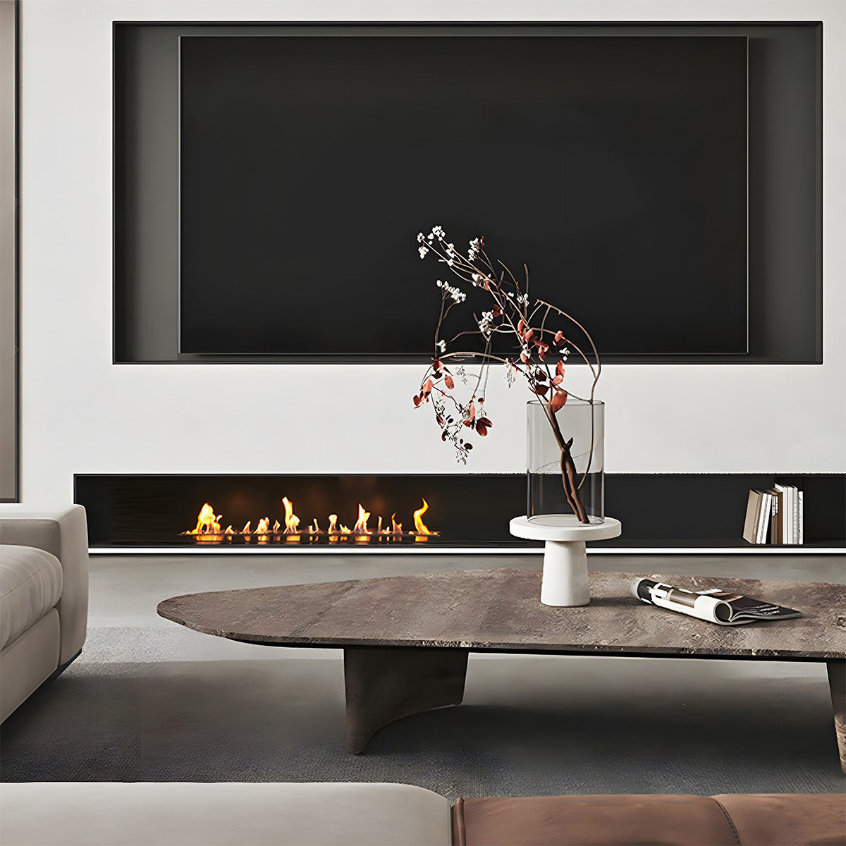 Bioethanol Real Fire Fireplace Core Ember 6-Hearthartsinn