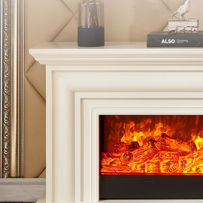 Simple European Style Electronic Fireplace Aurora1-Hearthartsinn
