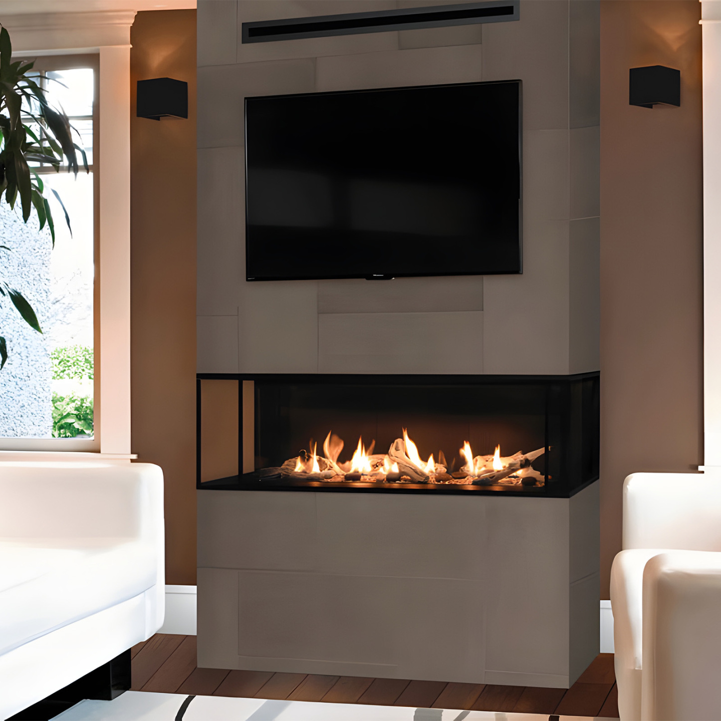 Modern Gas Fireplace Inserts Glow 1