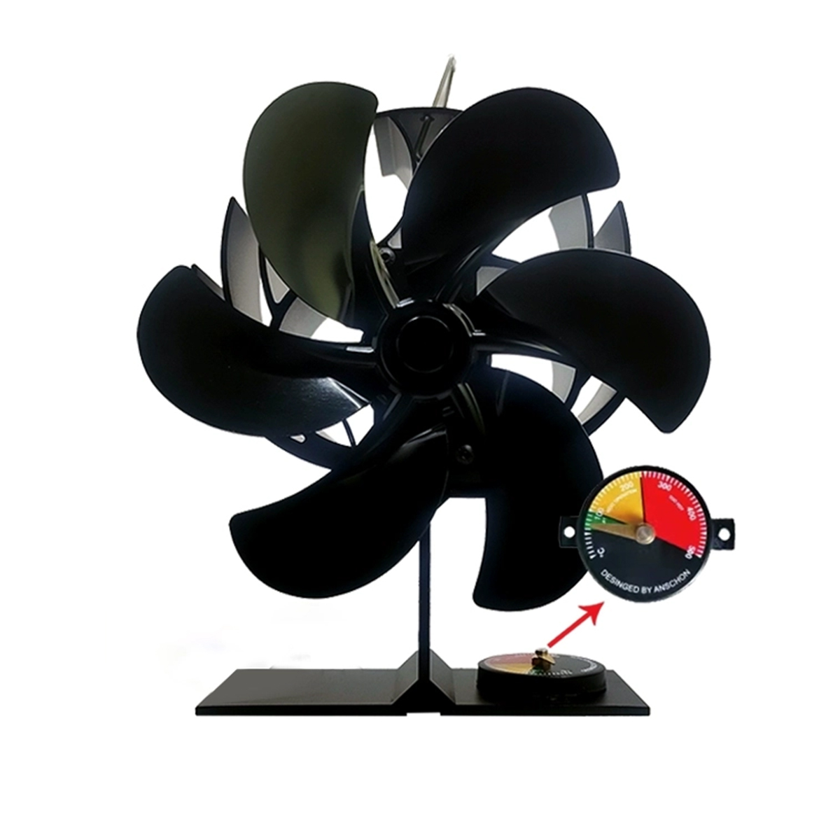 Fireplace Heat Power Fan-Hearthartsinn