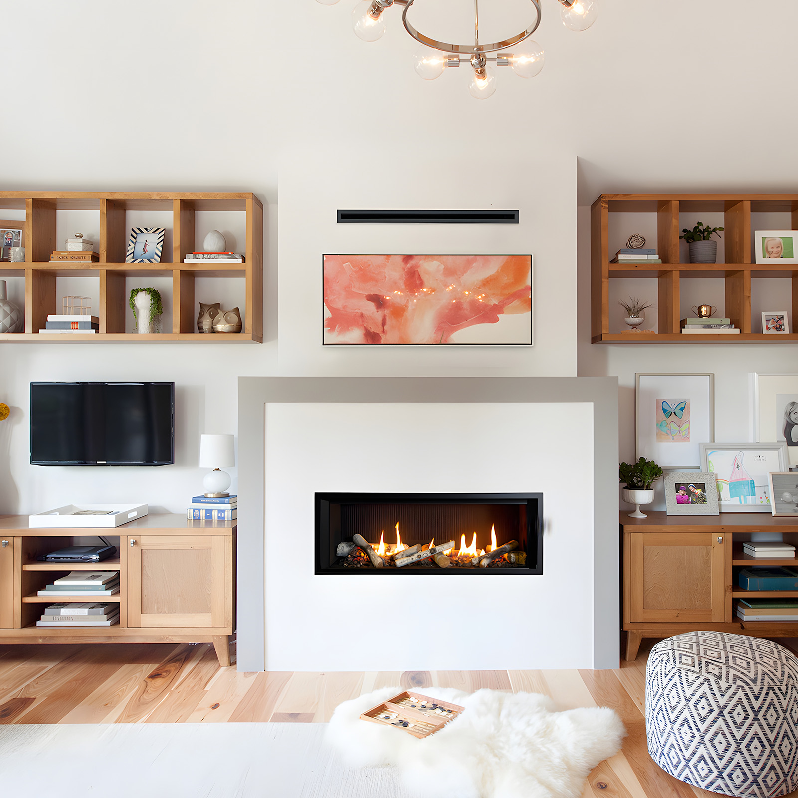 Modern Gas Fireplace Inserts Glow 1