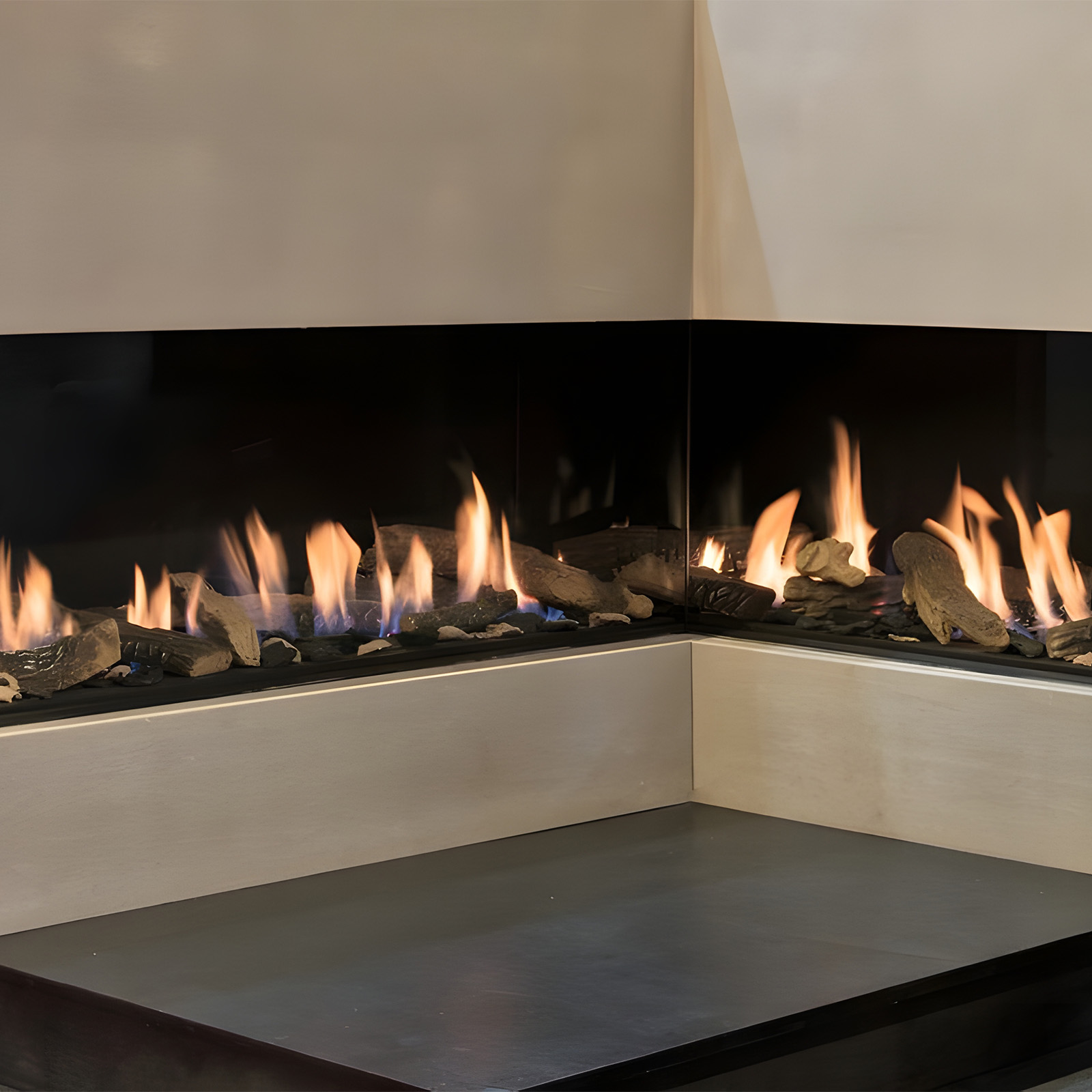 Modern Gas Fireplace Inserts Glow 1