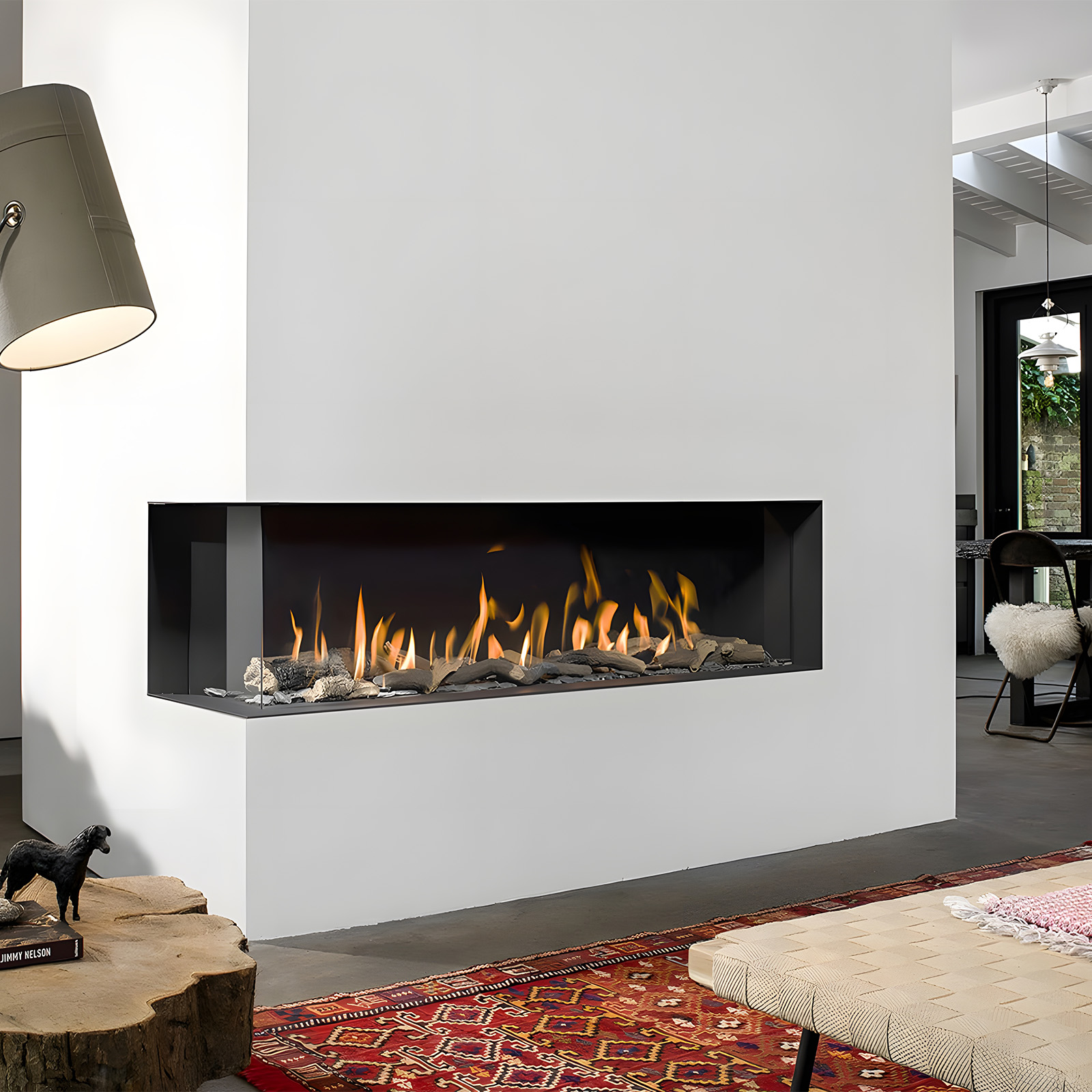 Modern Gas Fireplace Inserts Glow 1