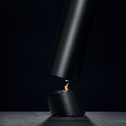 Bioethanol High-end Simple Column Real Flame Fireplaces-Hearthartsinn