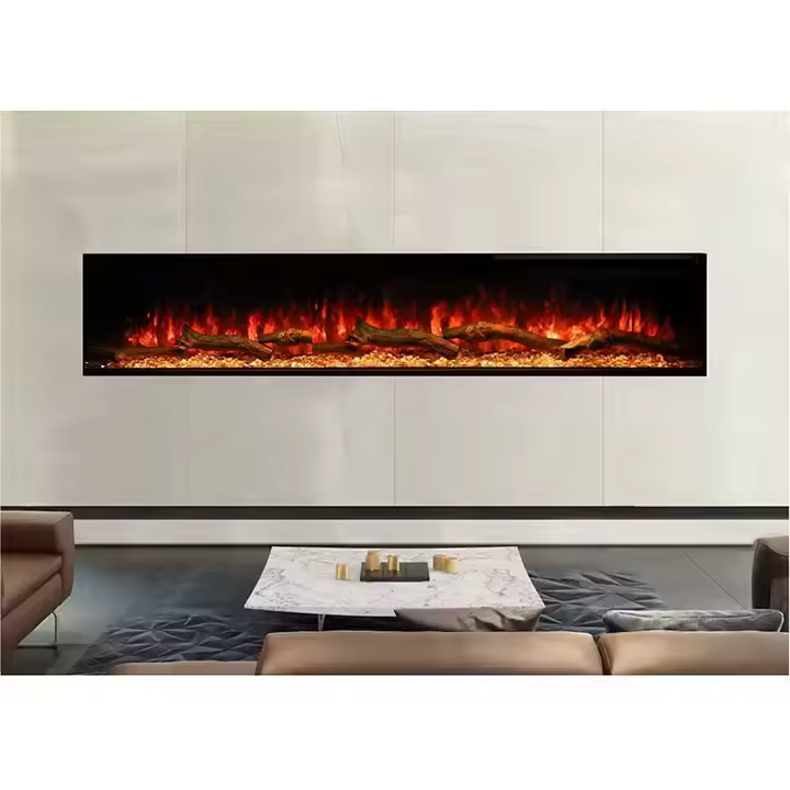 Luminex Modern 3D Insertable Electric Fireplace Logs and Crystals -Hearthartsinn