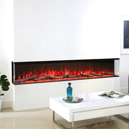 Luminex Modern 3D Insertable Electric Fireplace Logs and Crystals -Hearthartsinn