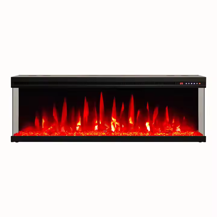 Luminex Modern 3D Insertable Electric Fireplace Logs and Crystals -Hearthartsinn