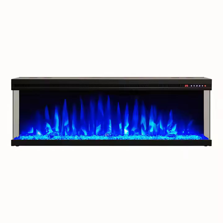 Luminex Modern 3D Insertable Electric Fireplace Logs and Crystals -Hearthartsinn