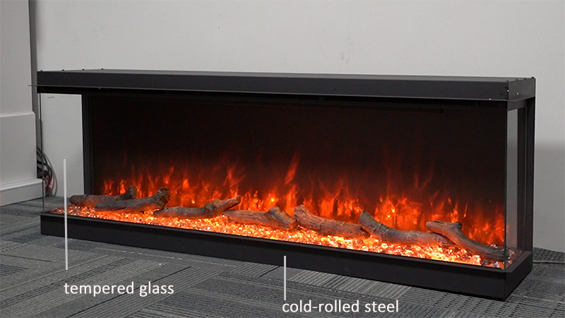 Luminex Modern 3D Insertable Electric Fireplace Logs and Crystals -Hearthartsinn