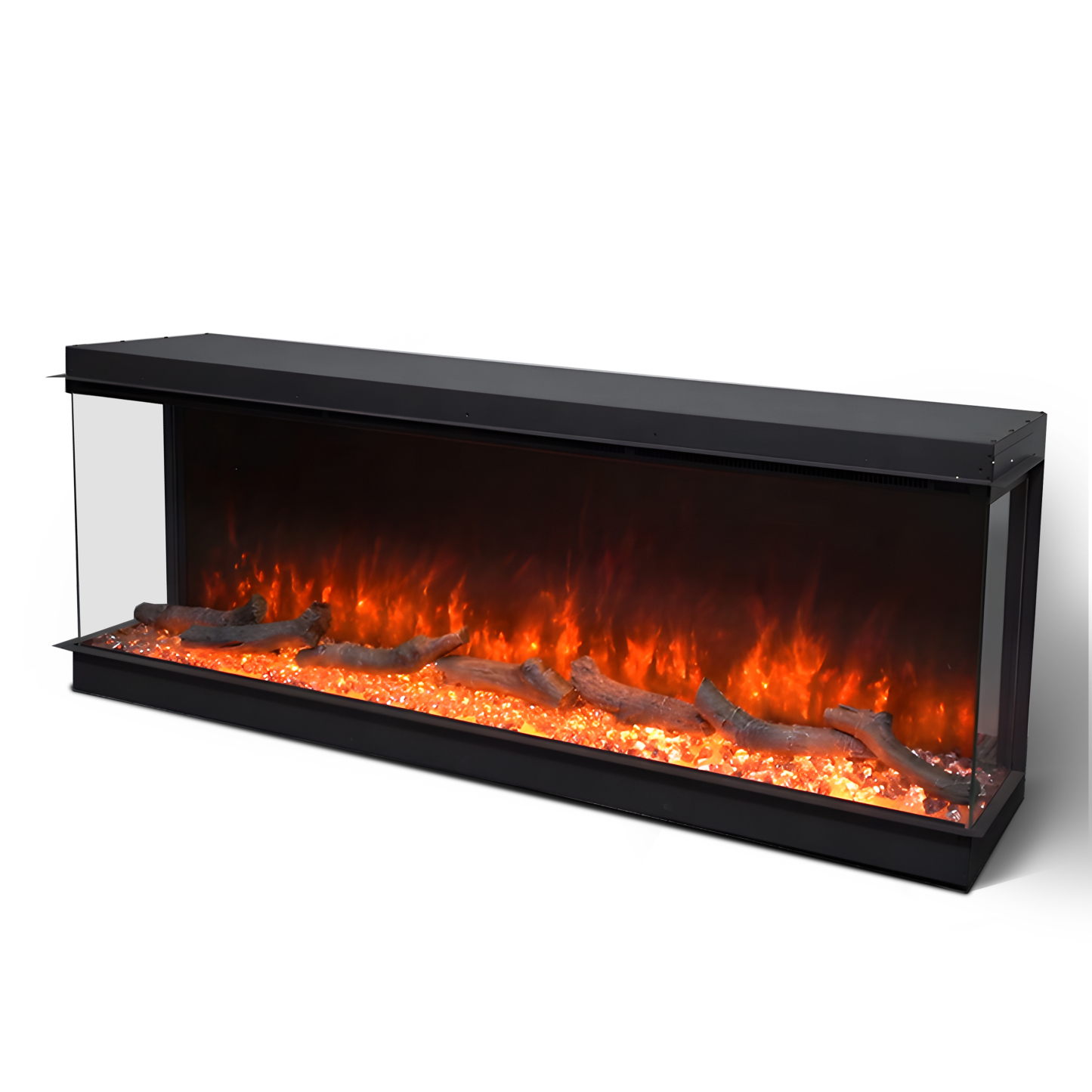 Luminex Modern 3D Insertable Electric Fireplace Logs and Crystals -Hearthartsinn