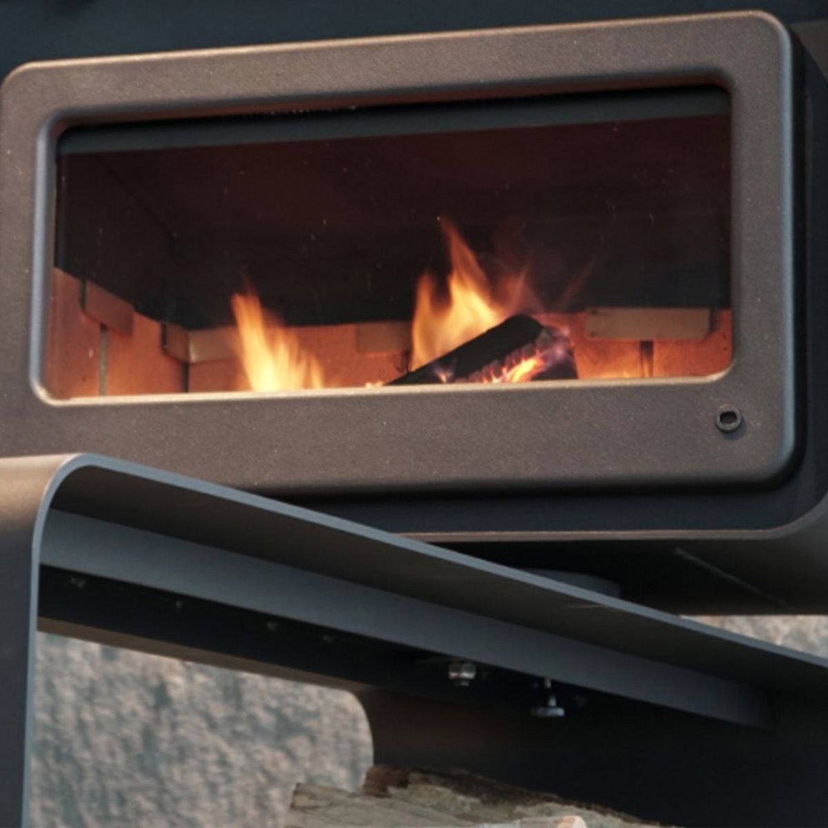 Simple Rotating Wood Burning Fireplace Wood Stove Ember 4-Hearthartsinn