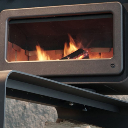 Simple Rotating Wood Burning Fireplace Wood Stove Ember 4-Hearthartsinn