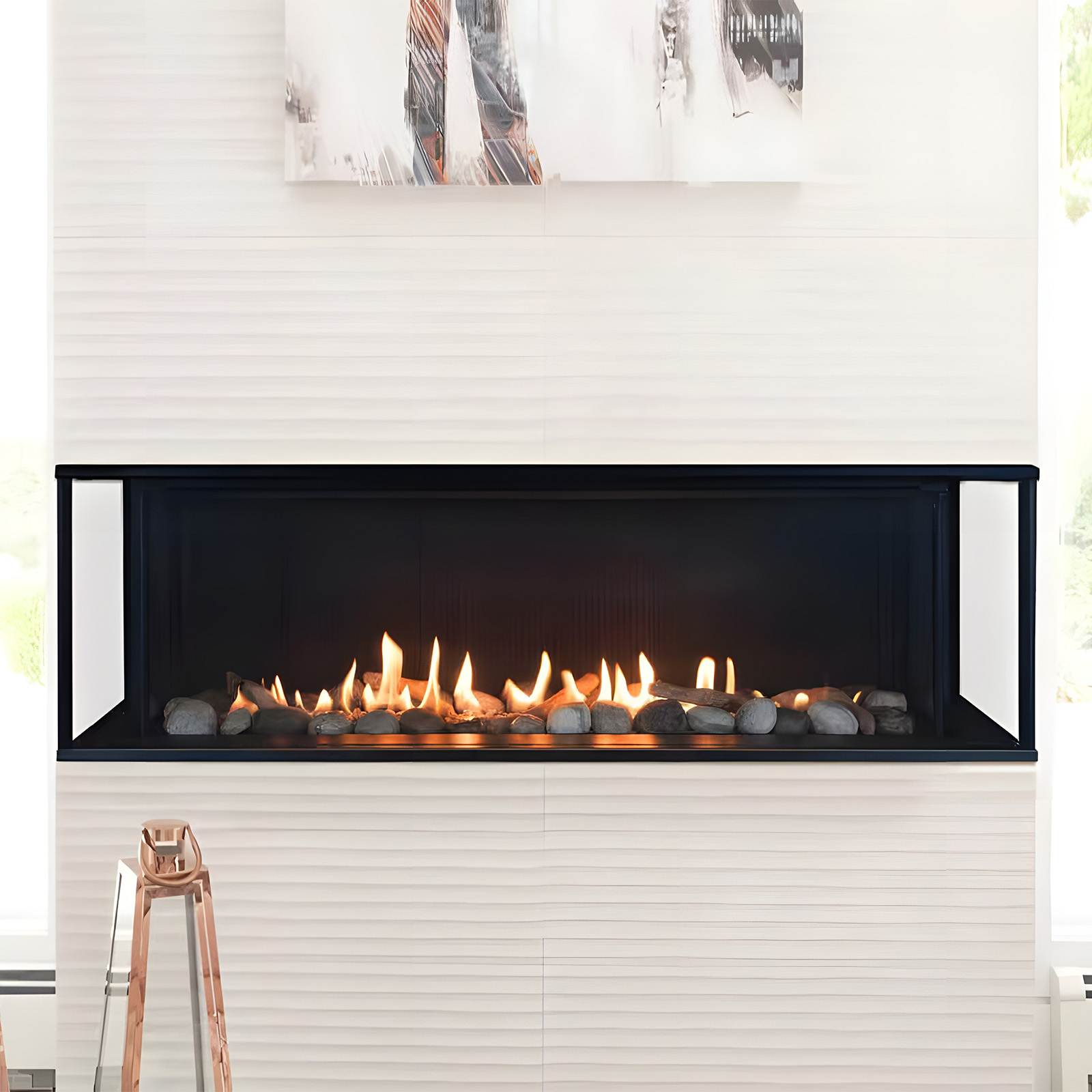 Modern Gas Fireplace Inserts Glow 1