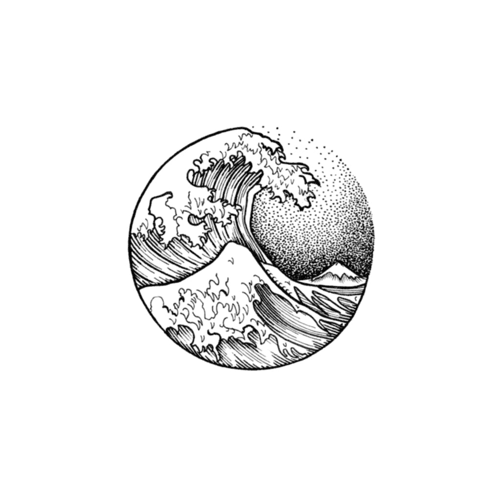 Great Wave off Kanagawa Tattoo