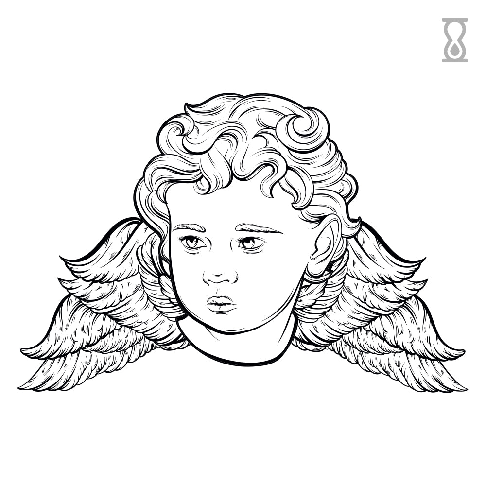Angel Semi-Permanent Tattoo