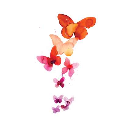 Coral Butterflies Tattoo-Tattoo Cultures