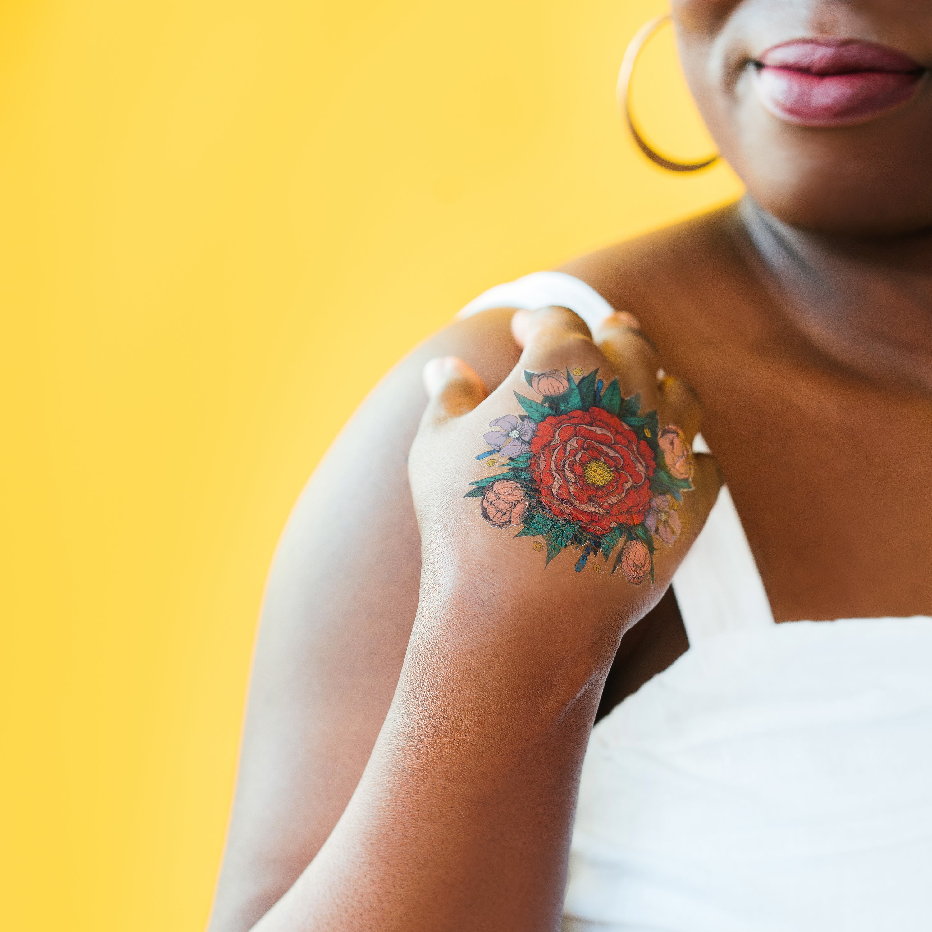 Red Peony Tattoo-Tattoo Cultures