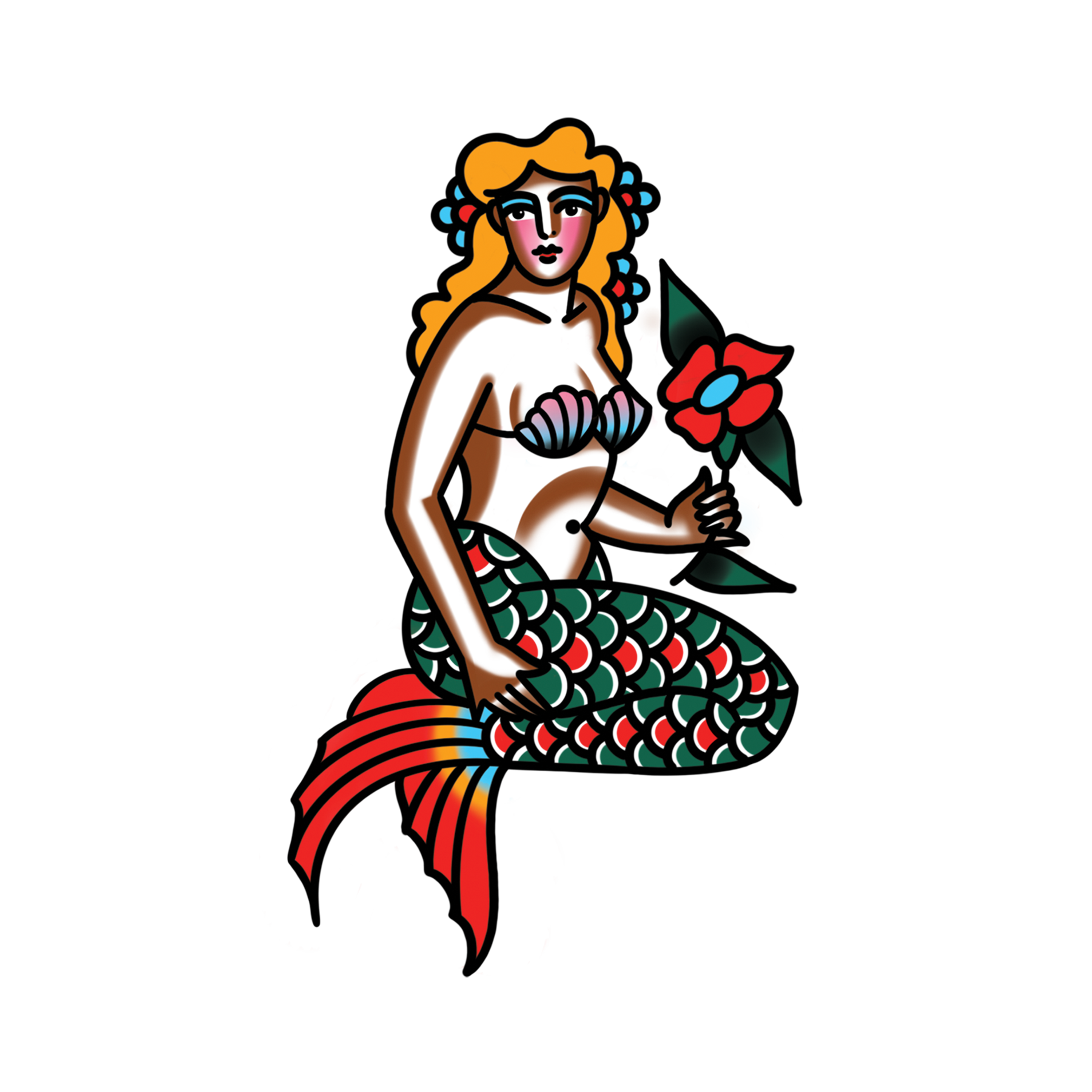 Sea Maiden Tattoo-Tattoo Cultures