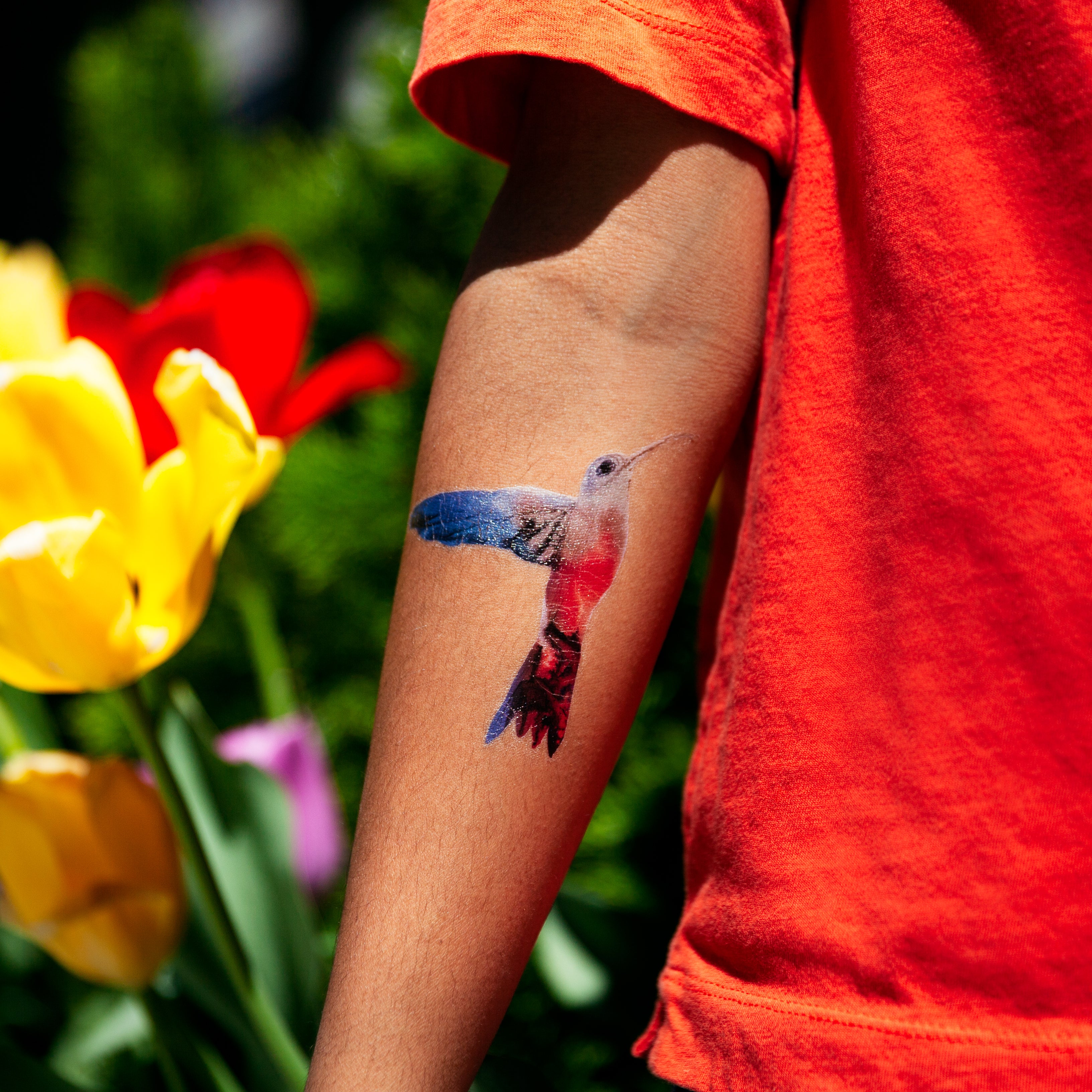 Watercolor Hummingbird Tattoo-Tattoo Cultures