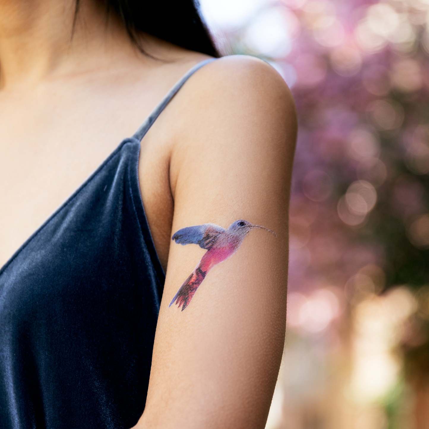 Watercolor Hummingbird Tattoo-Tattoo Cultures