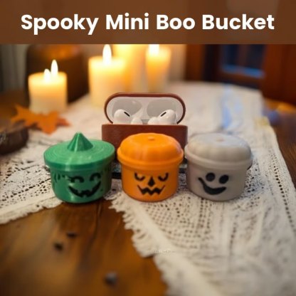 Spooky Mini Boo Buckets Figurines