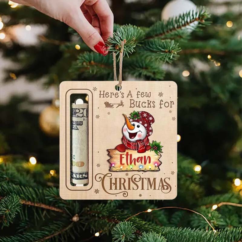 Cute Money Holder Christmas Ornament