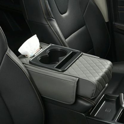Multifunctional PU Leather Car Armrest Box Mat