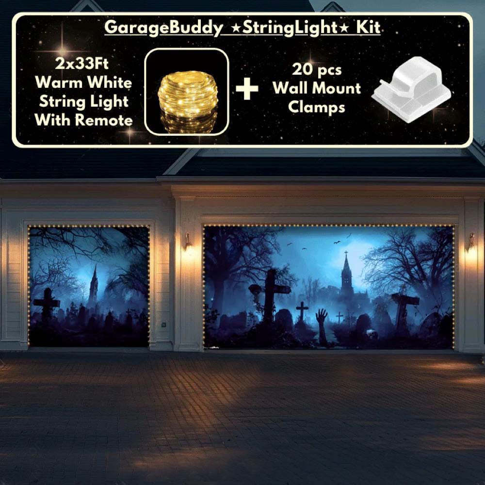 Grave Rising Halloween Garage Door Covers D460