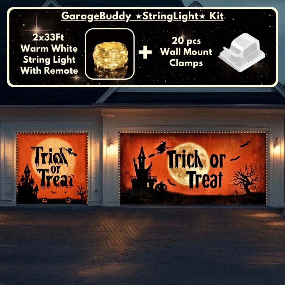 Trick Or Treat Halloween Garage Door Covers D464